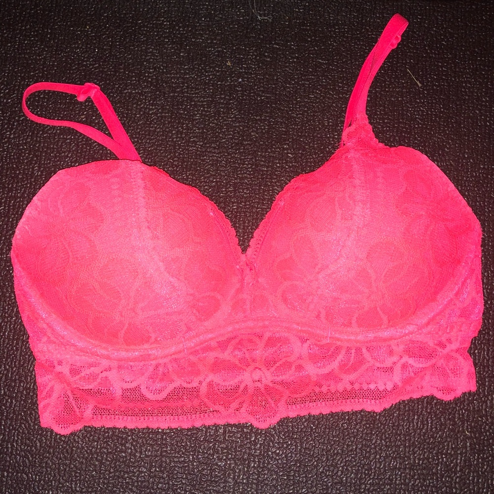 PINK VS push-up bralette